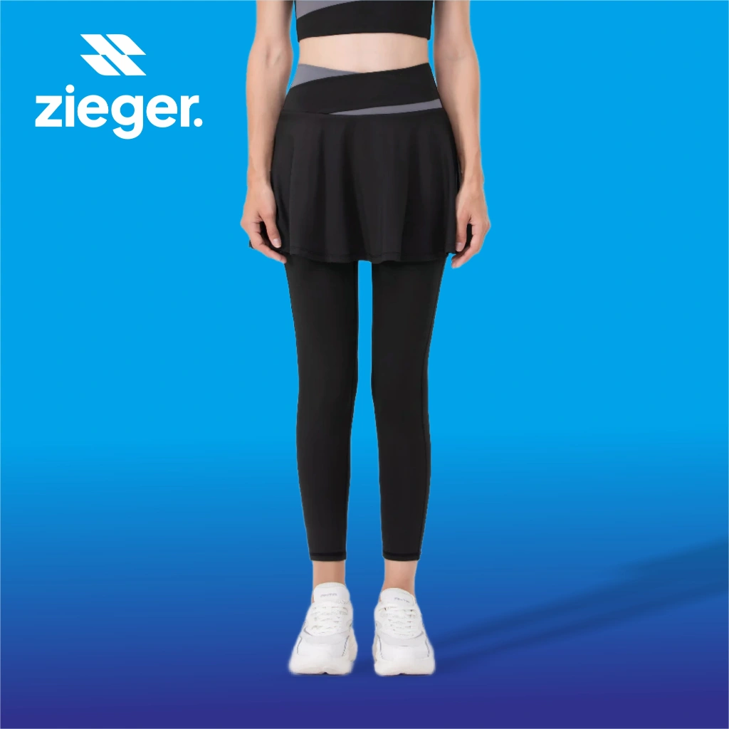 ZIEGER ACTIVEWEAR ROK LEGING HIGH WAIST IMPORT WANITA KEKINIAN ROK CELANA  OLAHRAGA LARI GYM YOGA
