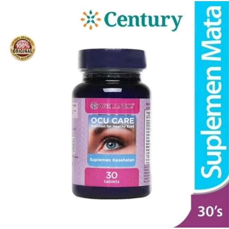 Wellness Ocu Care 30 Tablet/vitamin mata/suplemen kesahatan mata/vitamin A/Billberry/antioksidan