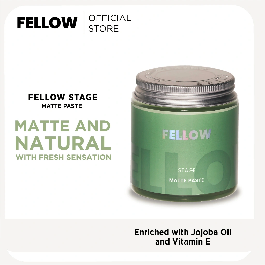 FELLOW Stage Matte Paste – Hair Clay Pomade With Jojoba Oil & Vitamin E | Natural Looks Pomade