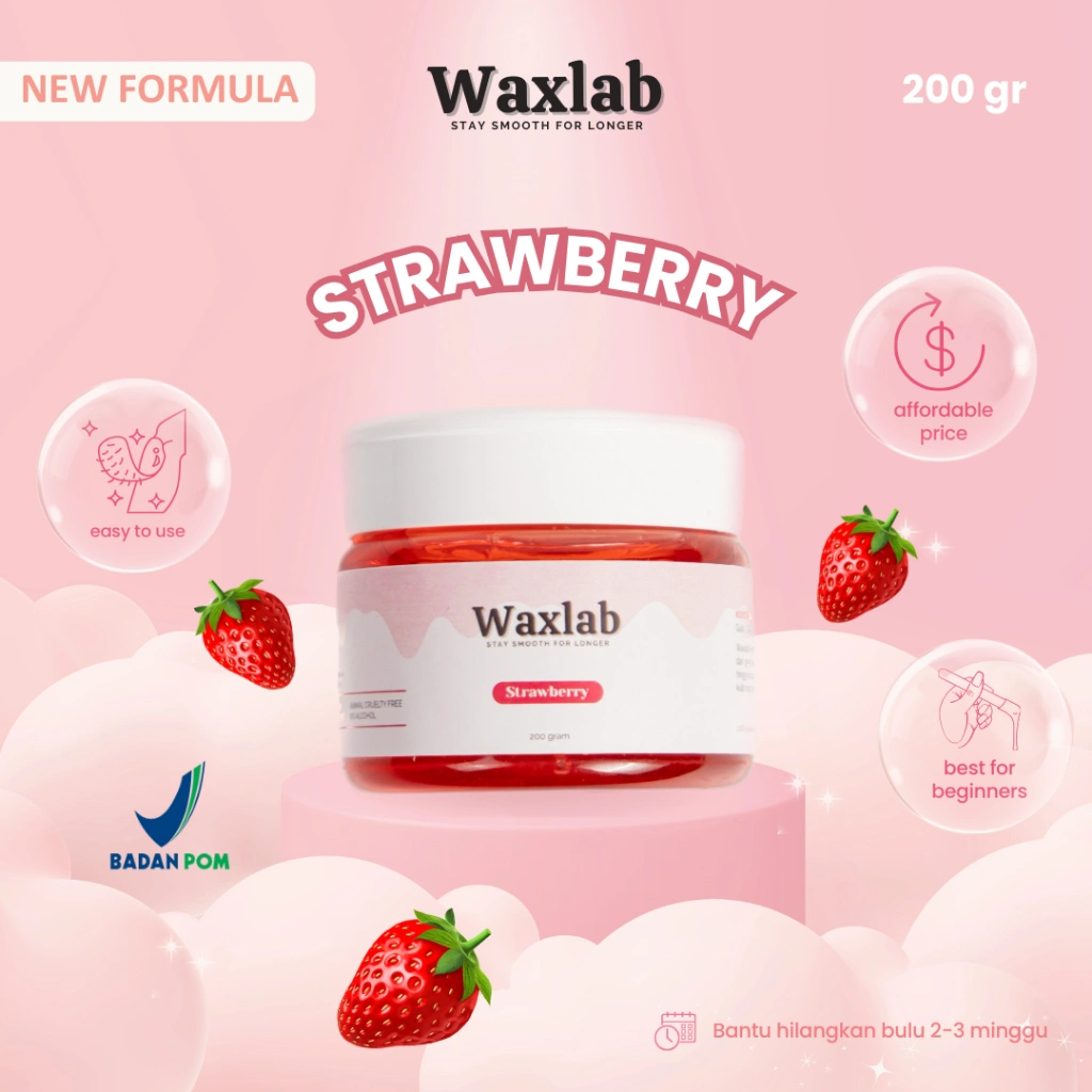 Waxlab - Sugar Wax Strawberry Waxing Kit