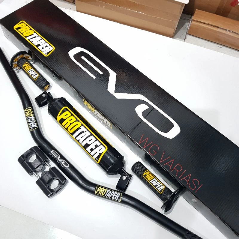 Stang / stir fatbar protaper evo charmichael set raiser plus busa palang set handgrip protaper motor Crf klx wr vixion verza ninja dll
