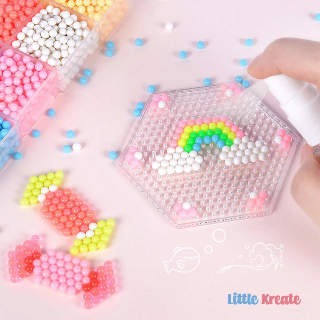 Mainan Edukasi -  DIY beads - Mainan manik air / Manik Aqua  - Water Bead - Prakarya Kreatifitas Anak Kerajinan Tangan