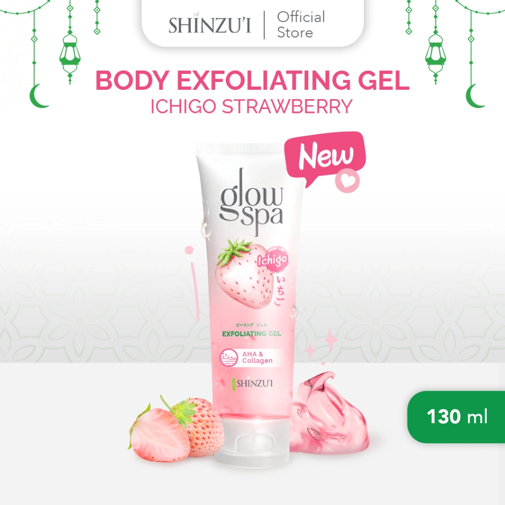 Shinzui Glow Spa Exfoliating Gel Ichigo 130ml