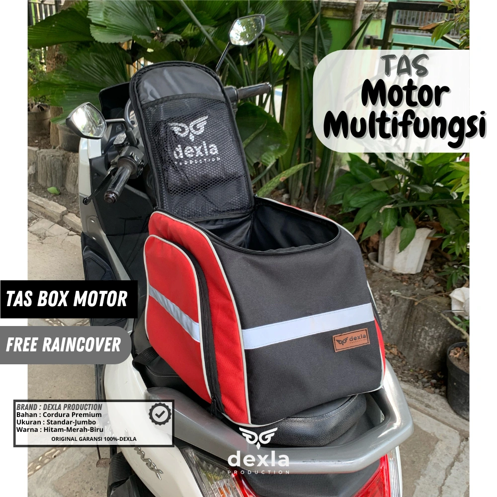 Tas Box Motor Touring Ojol Tas Motor Jumbo Ukuran Besar Free Raincover