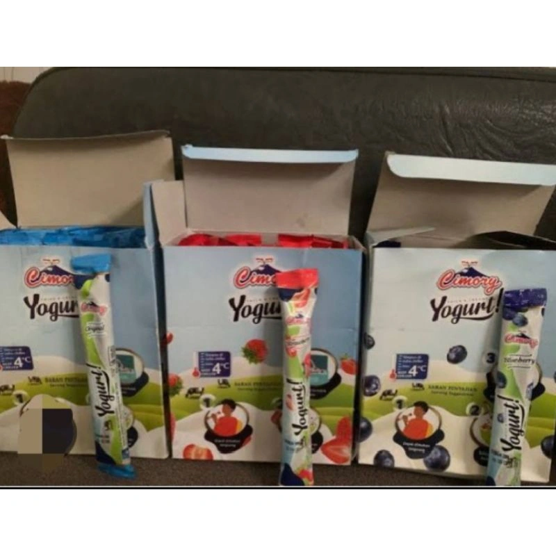 yogurt stik 40gr isi 25 strawbery,blubery,manggo,original n brown sugar