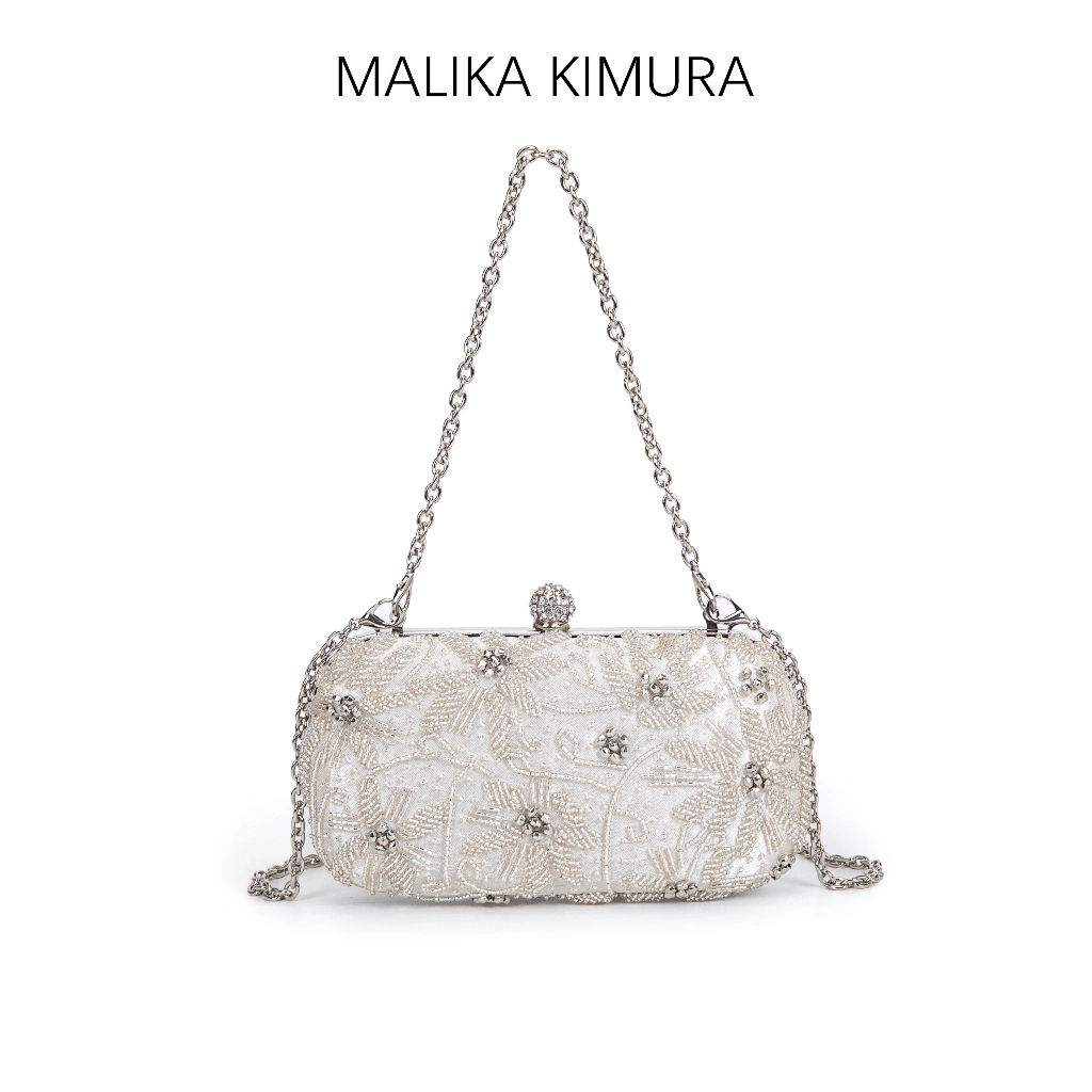 MALIKA KIMURA - Tas rantai wanita import / Tas rantai wanita pesta / Curve handbag / Clutch pesta wanita / Tas sling bag wanita / Tas wanita / Tas party bag#843