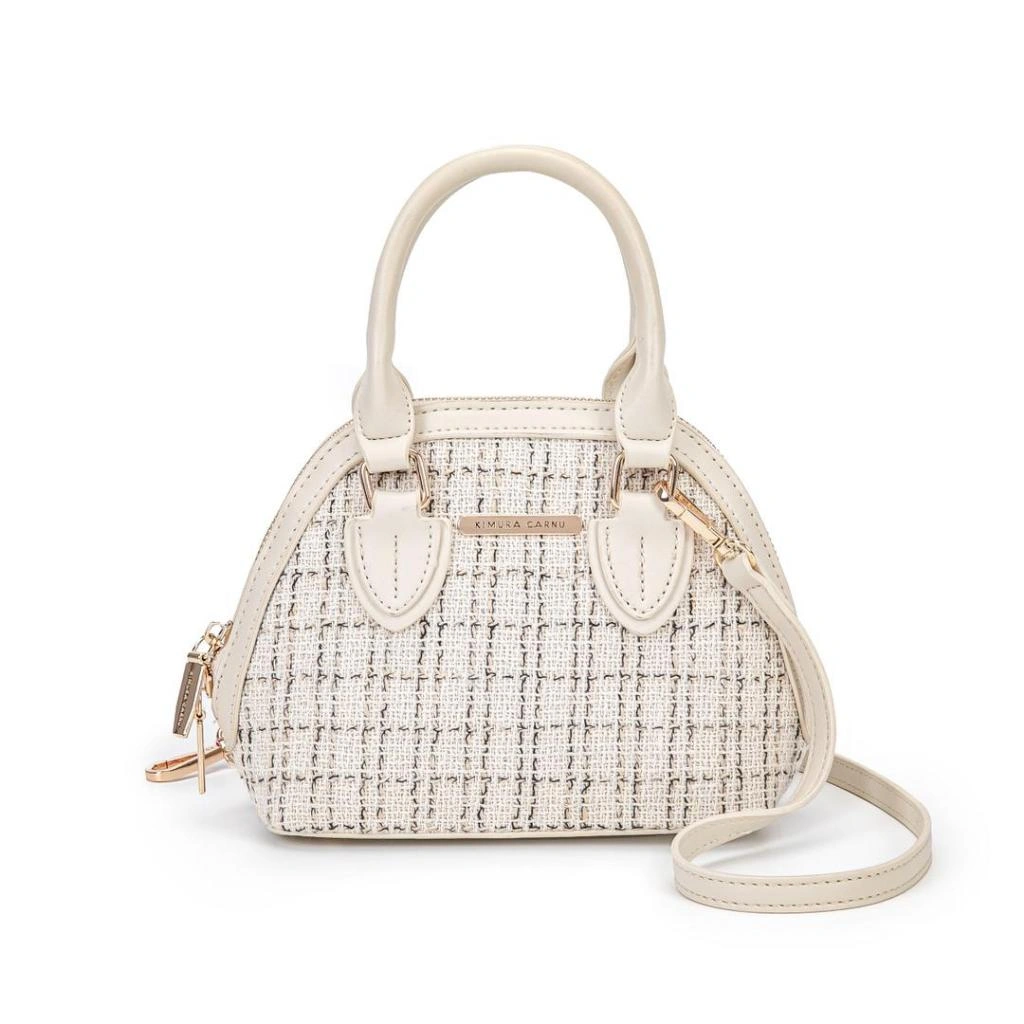 KIMURA CARNU  - Tas Genggam Mini Rajut - Half Moon Bag Mini Rajut #6128