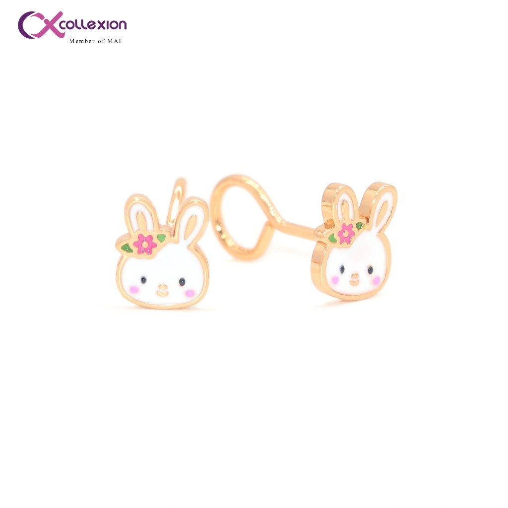 Collexion Bunny Series Perhiasan Anak Lapis Emas Gold Plated Silver Titanium Jewellery