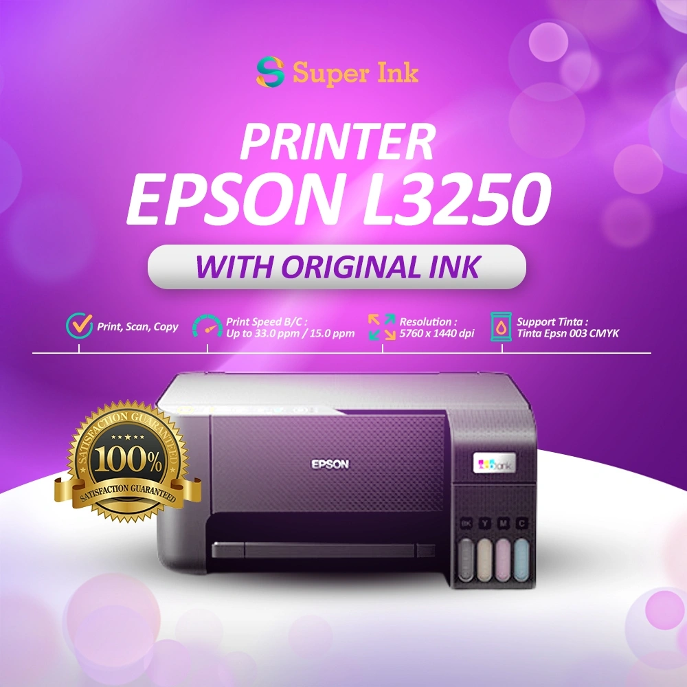Printer Epson L3251 pengganti L3250 - Print Scan Copy Wireless Ecotank Printer All-In-One Garansi Resmi