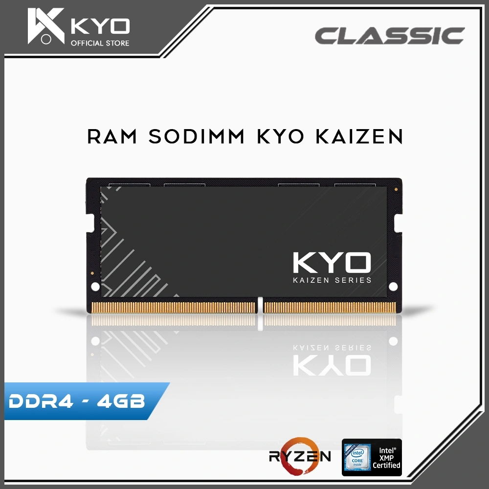 KYO Kaizen Memory RAM Laptop DDR4 4GB (1x4GB) 2133 2400 2666 Mhz PC17000 PC19200 PC21300 RAM SO-DIMM DDR4 4GB
