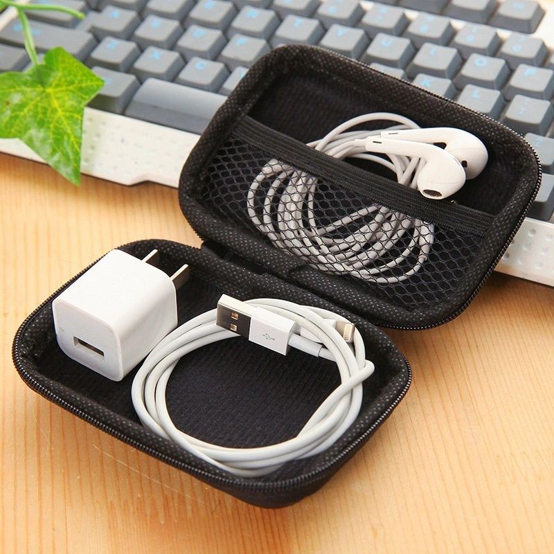 Pouch JUMBO Persegi Panjang Penyimpanan Headset dan Kabel Charger