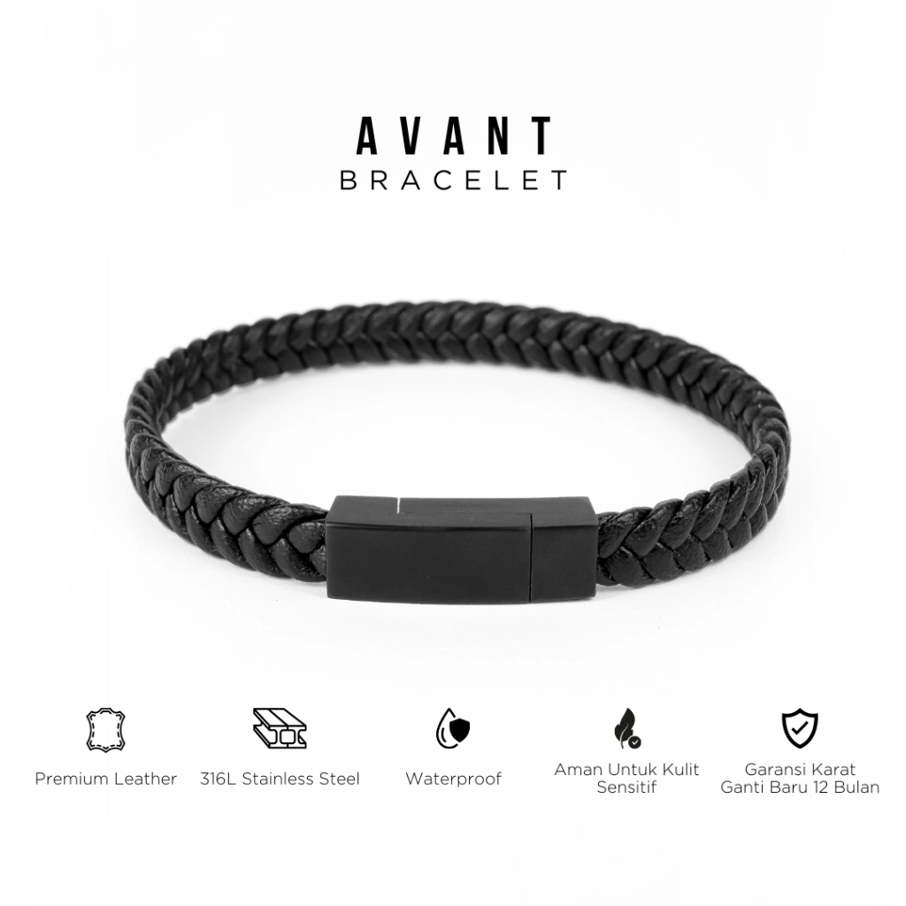 PROJECT NINETYSEVEN - Avant Bracelet - Gelang Kulit Pria Wanita