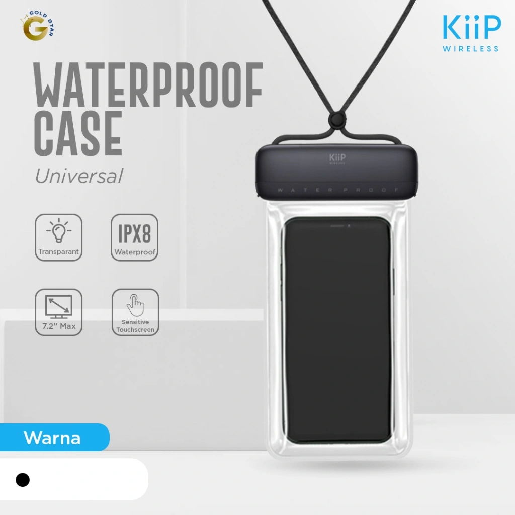 KiiP Waterproof Cover Case Airbag Casing Tempat Kantong HP Anti Air