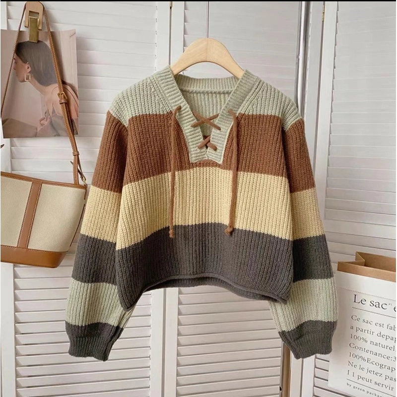 ZBX SWEATER RAJUT SECER WANITA TEBAL LENGAN BALON