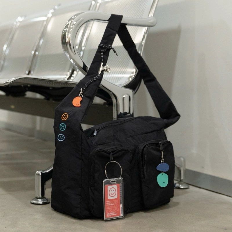 FAITH FADE Academia - Nylon Sling Bag (Black)
