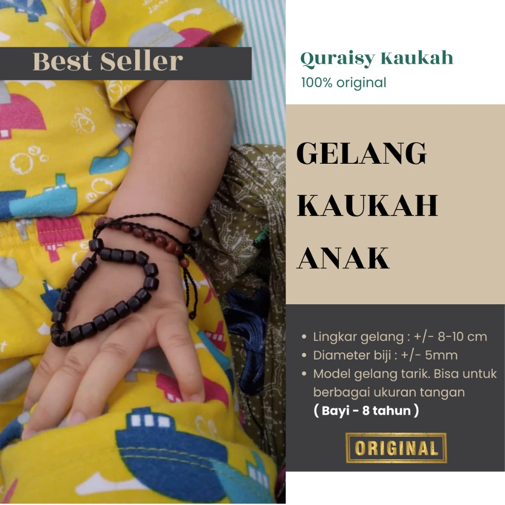 Gelang Kokka Bayi dan Anak Merica untuk Kesehatan Turki Garansi Asli