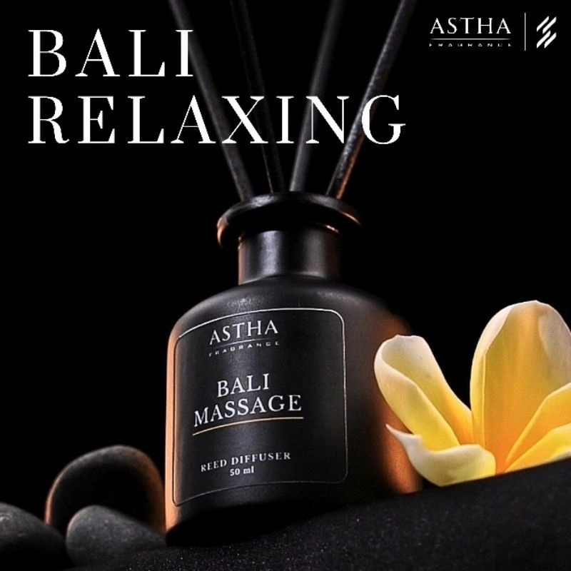 Reed Diffuser 50ml by Astha - Pengharum Pewangi Ruangan Kamar Aromatherapy Aromatic Fresh Luxury