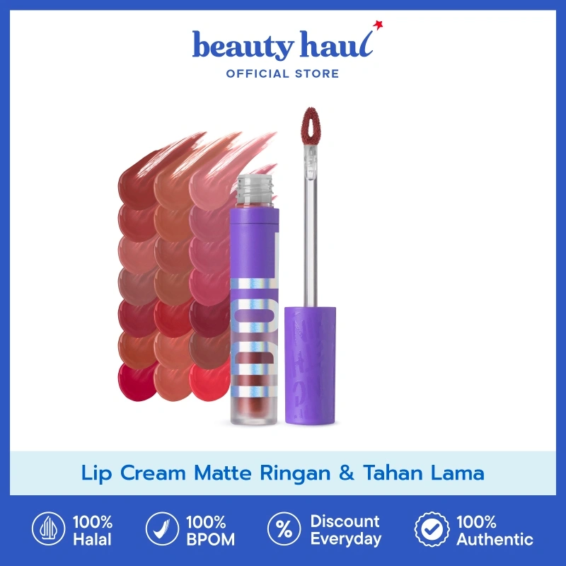 SOMETHINC Idol Blurry Soft Lip Matte - Lipstik Matte Ringan, Tahan Lama, Transferproof, Tidak Membuat Bibir Kering, Lipstik Somethinc yang Cocok untuk Sehari-hari & Makeup Natural