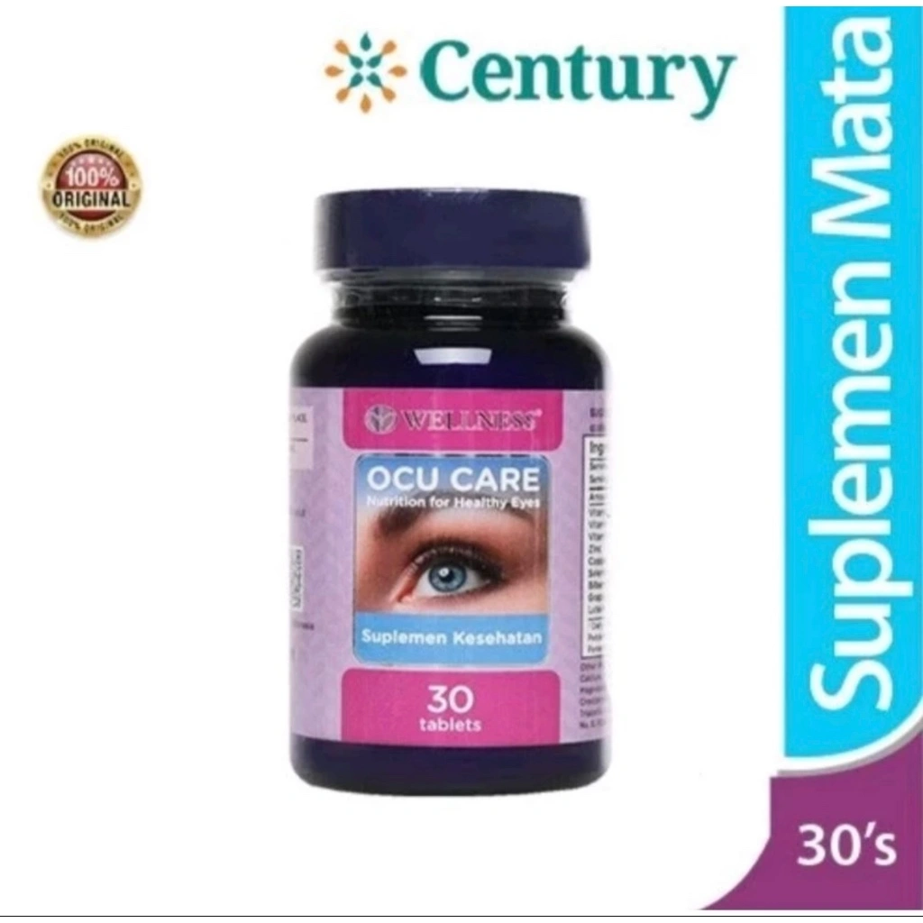 Wellness Ocu Care 30 Tablet/vitamin mata/suplemen kesahatan mata/vitamin A/Billberry/antioksidan