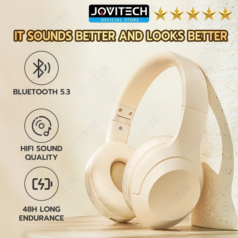 Jovitech Headphone  Bluetooth Wireless  Earphone Bluetooth 5.3 Hifi Sound Quality Headphone - TH18