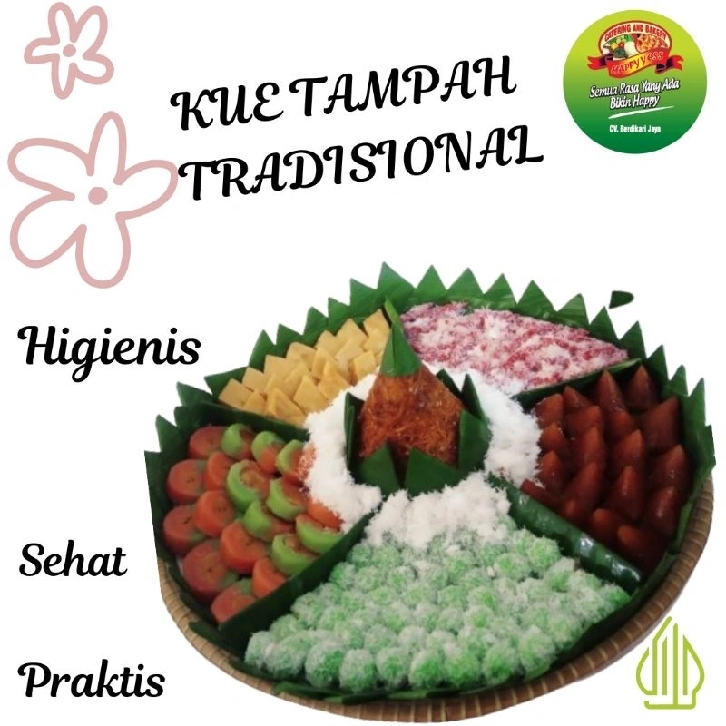 Kue tradisional/ Kue tampah/ Kue jajanan pasar/ Tumpeng ghetuk/Jual kue tampah