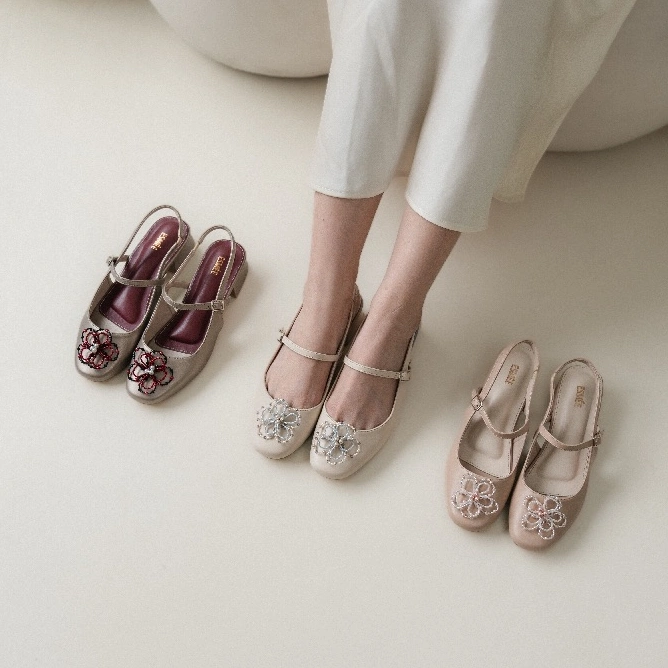 ESMÉE Official - MINARA | Sepatu Wanita | Sandal Korea | Mules & Mary Janes | Sling Back Shoes