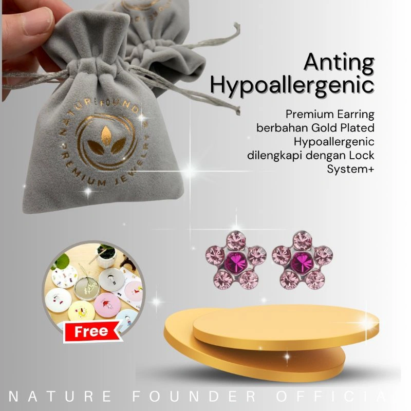Anting Hypoallergenic (Rose Series)