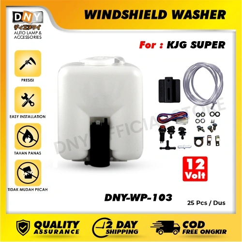 DNY WP 103 Tabung Air Wiper mobil komplit universal / windshield washer universal