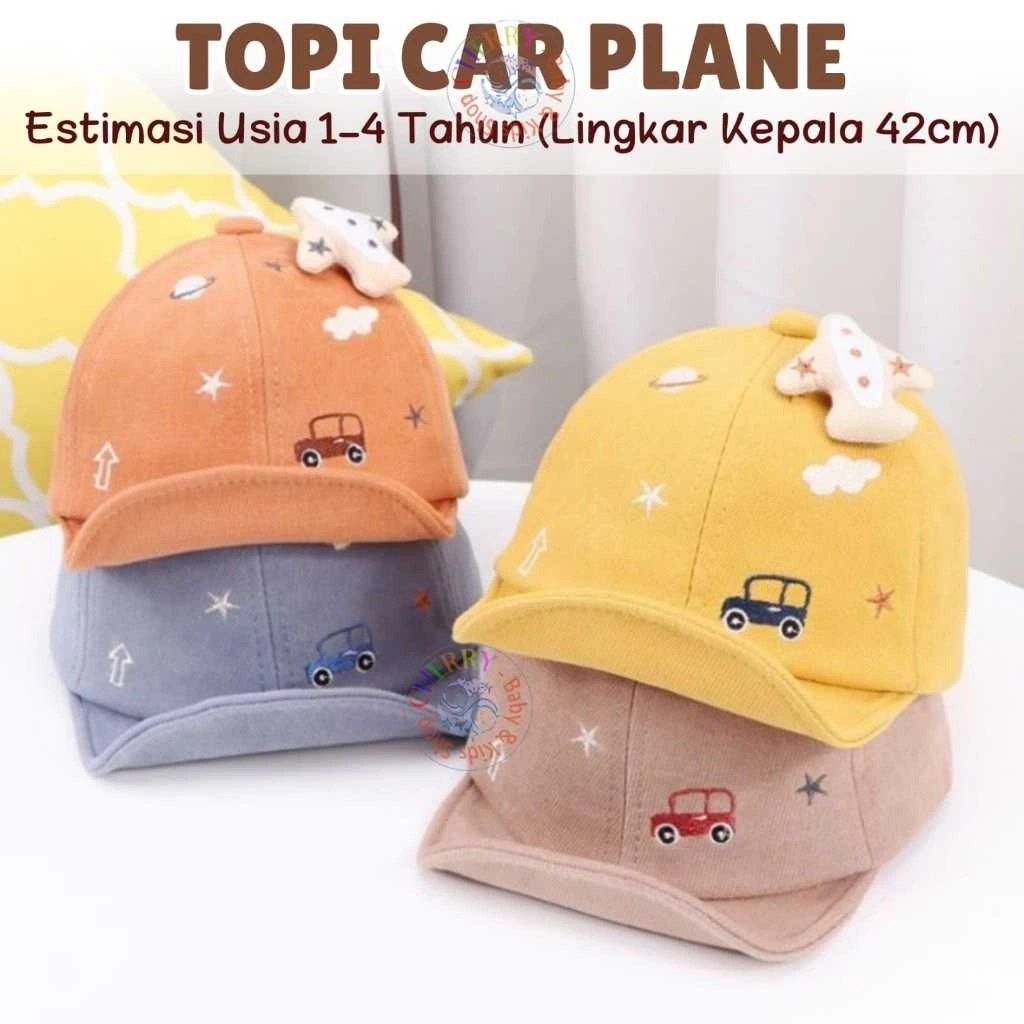 HIGH QUALITY PREMIUM Topi baseball Car Plane Mobil Pesawat / Happy Day / Bear Go / Rib Bear / Realible / Oh Bear CBKS VC