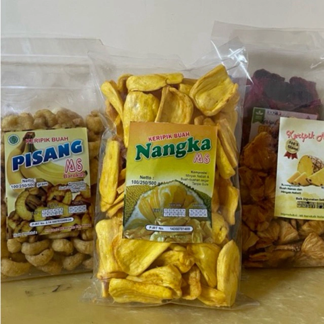 KERIPIK BUAH NANGKA APEL NANAS RAMBAK PISANG SALAK MANGGA BUAH NAGA BUAH MIX OVEN 100 GRAM SUPER ENAK TERMURAH HARGA PABRIK