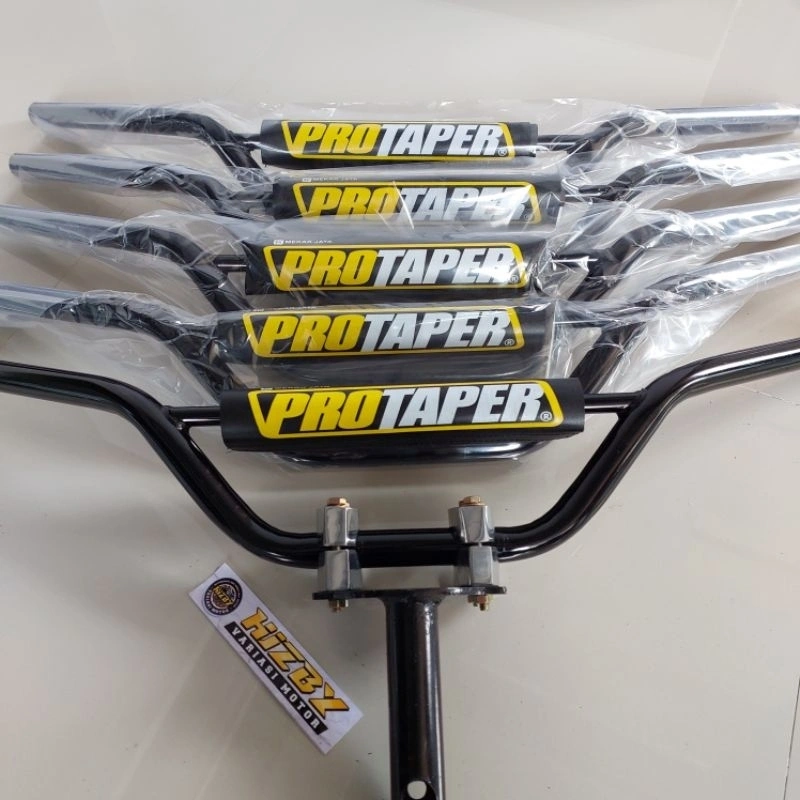 PAKETAN STANG TRAIL PROTAPER DAN DUDUKAN STANG ADAPTOR UNTUK MOTOR HONDA YAMAHA SUZUKI