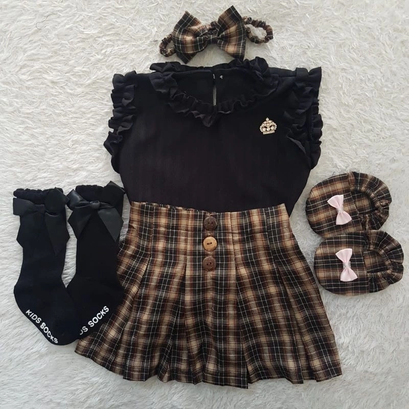 Baju Bayi Stelie Rok Set