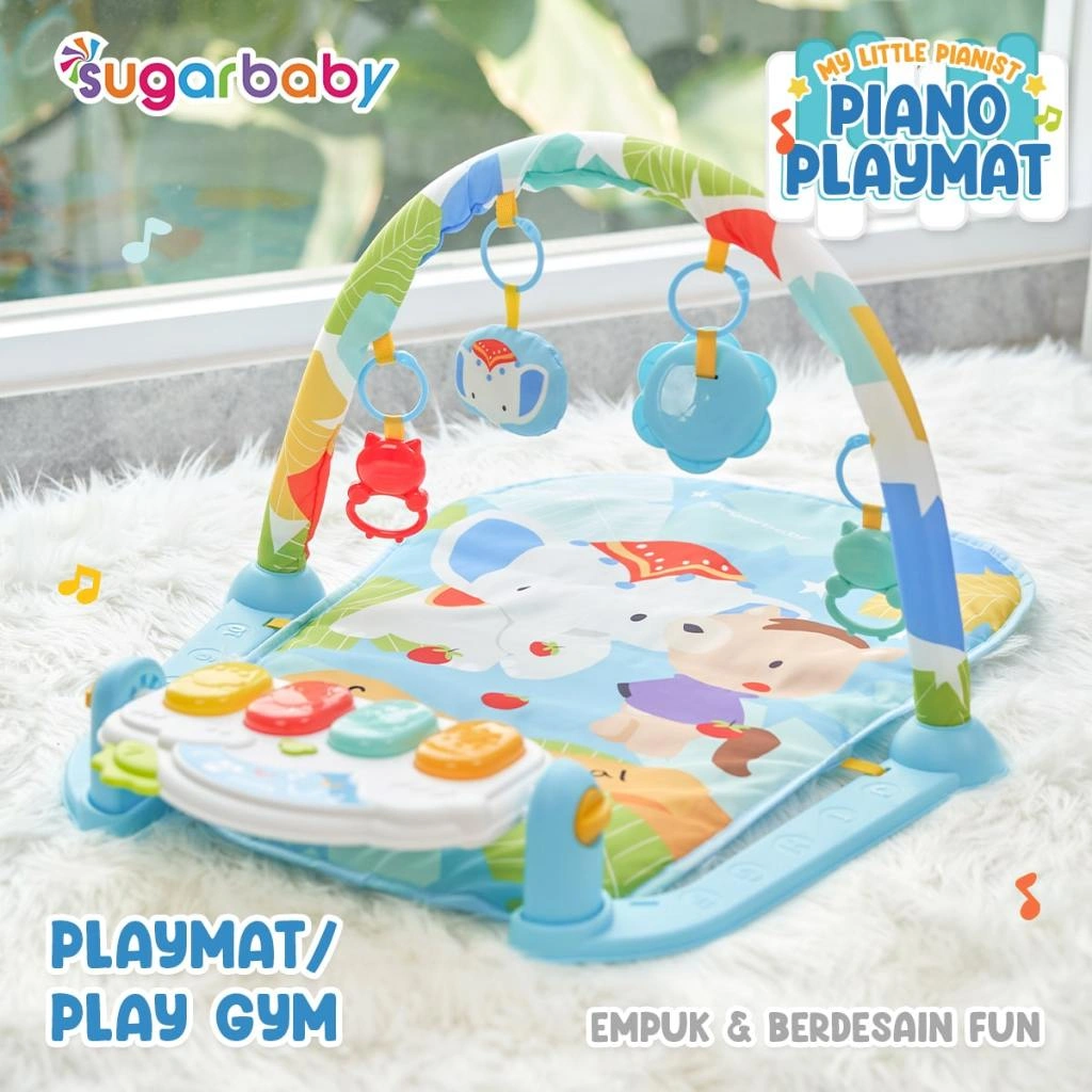 My Little Pianist Piano Playmat Baby Gym/Mainan gym bayi/Baby Playgym/Mainan Anak/Matras bayi piano