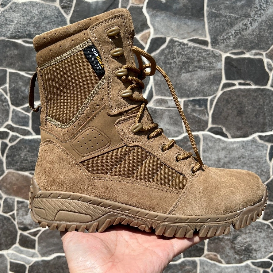 Sepatu Combat Boots PDL ARMORY ARM-888 [8 Inci] Sepatu Gunung Warna COKELAT | COKLAT | COYOTE