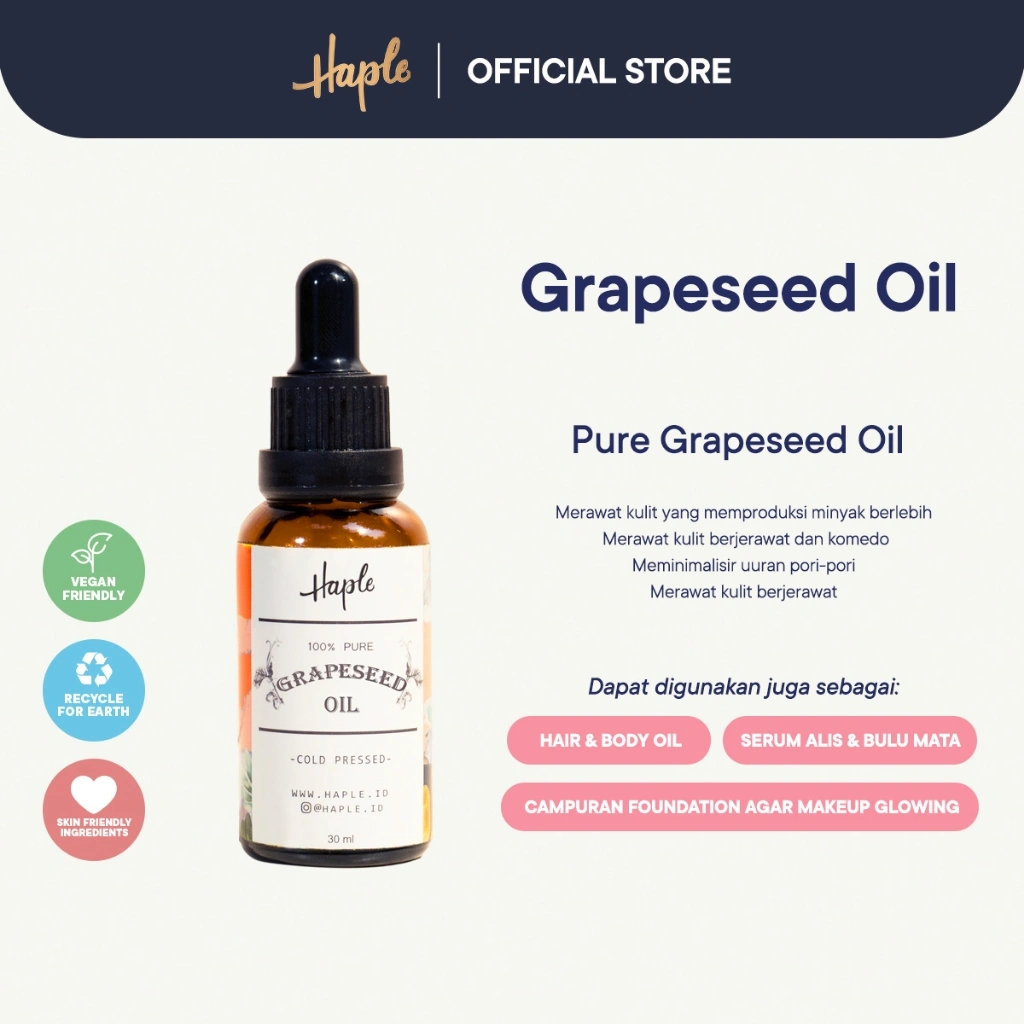 HAPLE Grapeseed oil BPOM