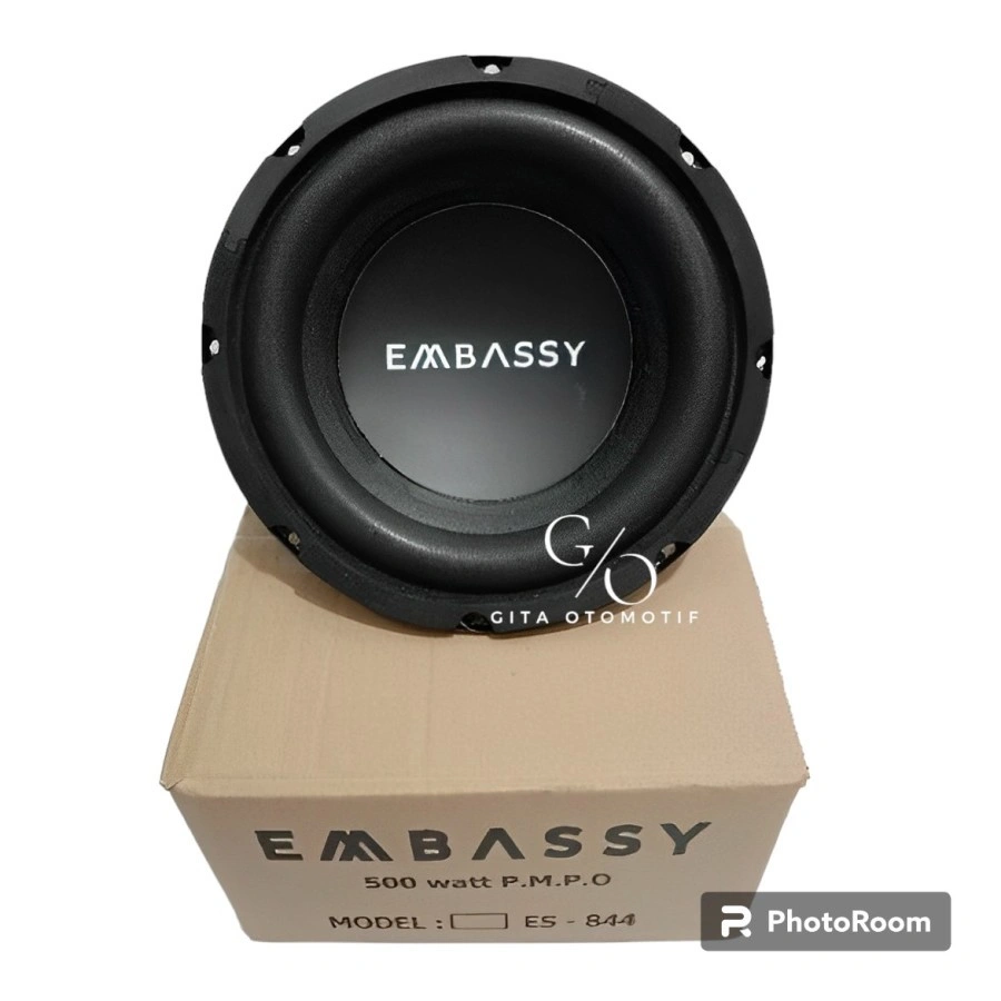 SUBWOOFER 8 Inch 500 Watt EMBASSY ES-844 DOUBLE COIL MAGNET BESAR