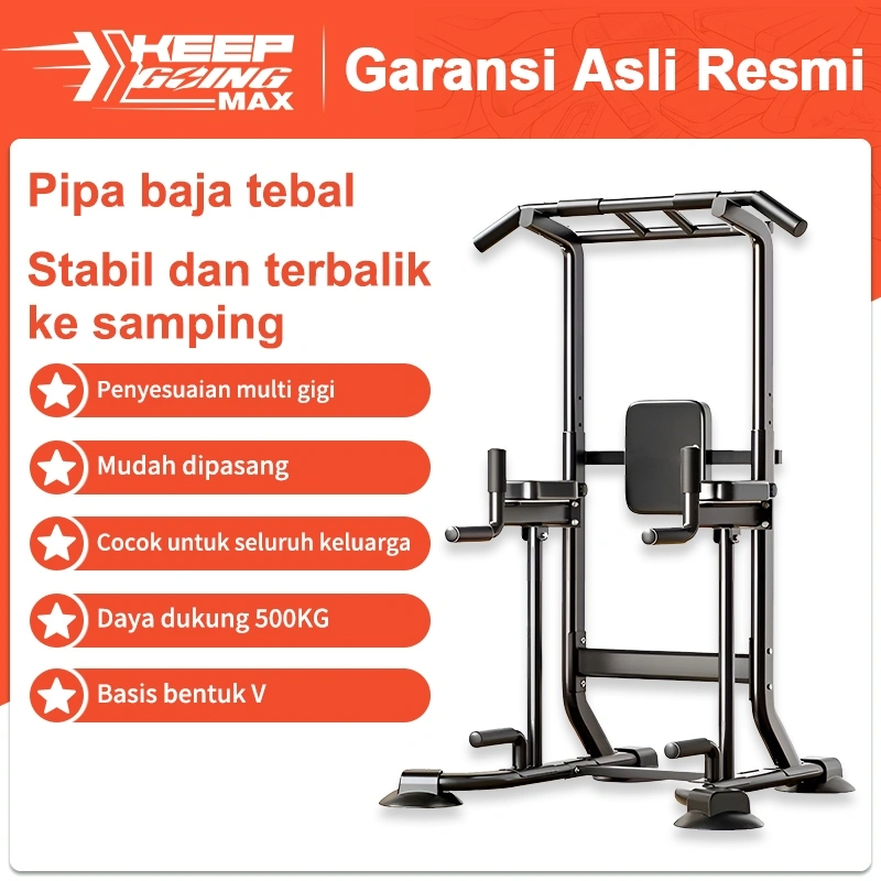 Keep Going Max Peralatan gym/plang gantung yang ketinggiannya dapat disesuaikan/Alat fitness pull-up multifungsi/ Alat pull-up rumahan