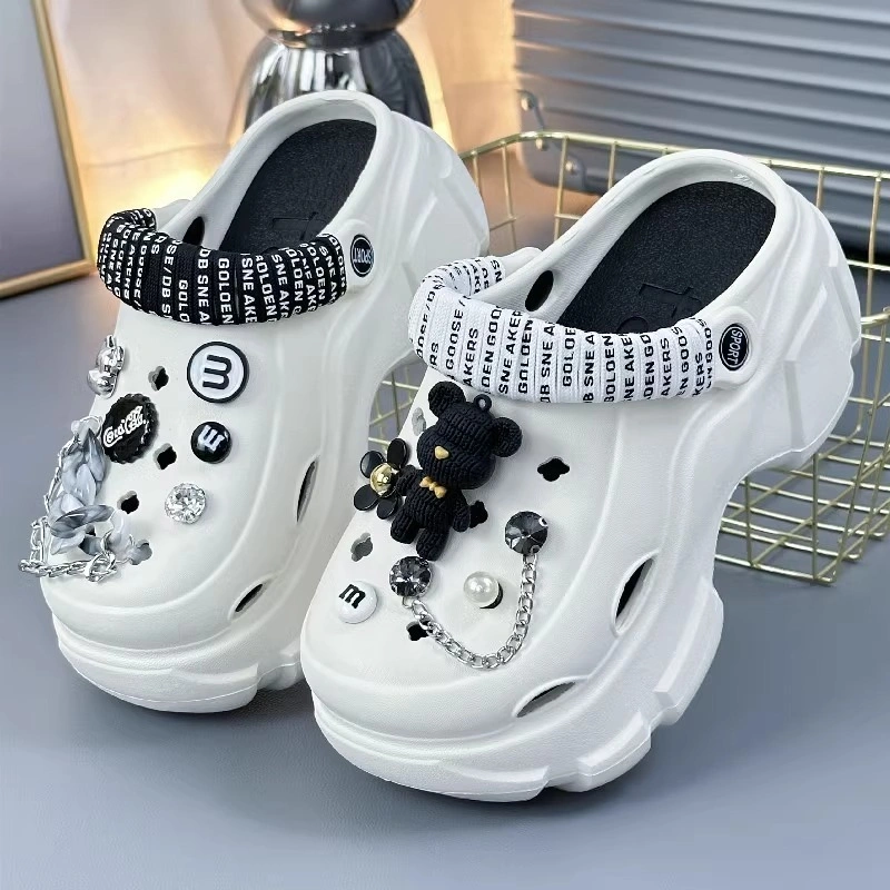 8CM Sandal Baim /Sandal Lucu EVA AntiSlip Sandal Bapao Tinggi 8CM dengan Import EVA Rubber