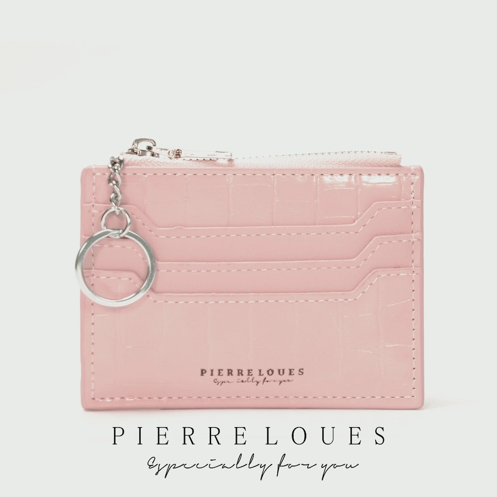 Card Holder PIERRE LOUES Saffron Wallet Dompet Kartu PU Leather Premium