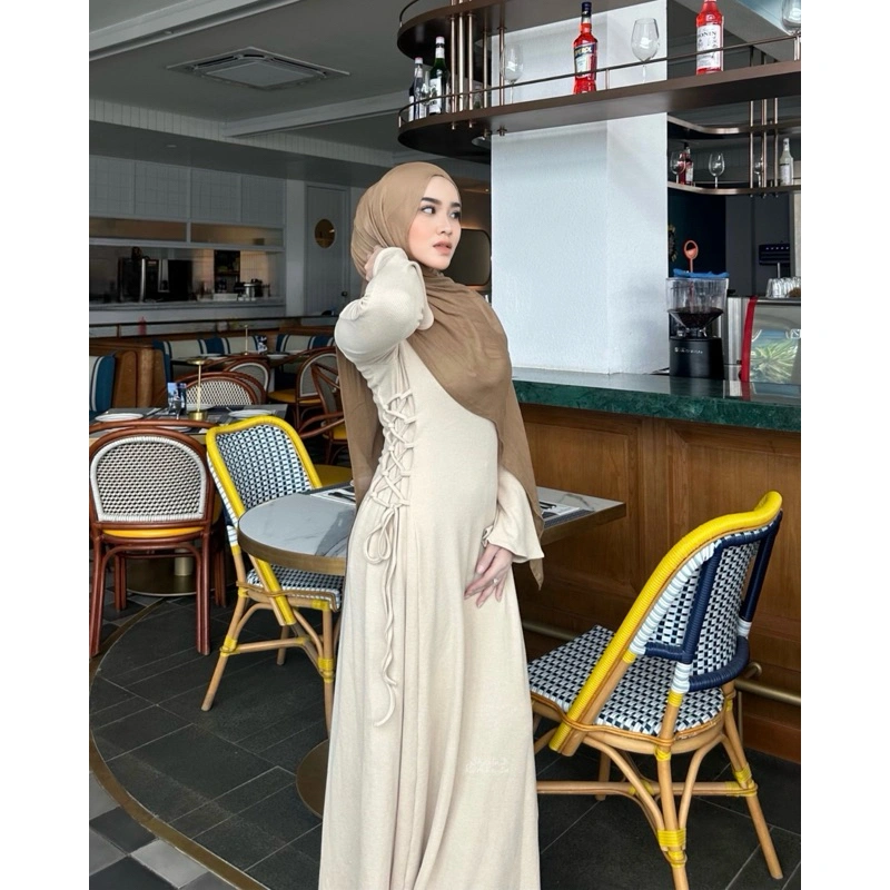 [READY LANGSUNG KIRIM] Iridressaina Ballerine Dress Knit | BISA CUSTOM BUSUI DAN PANJANG
