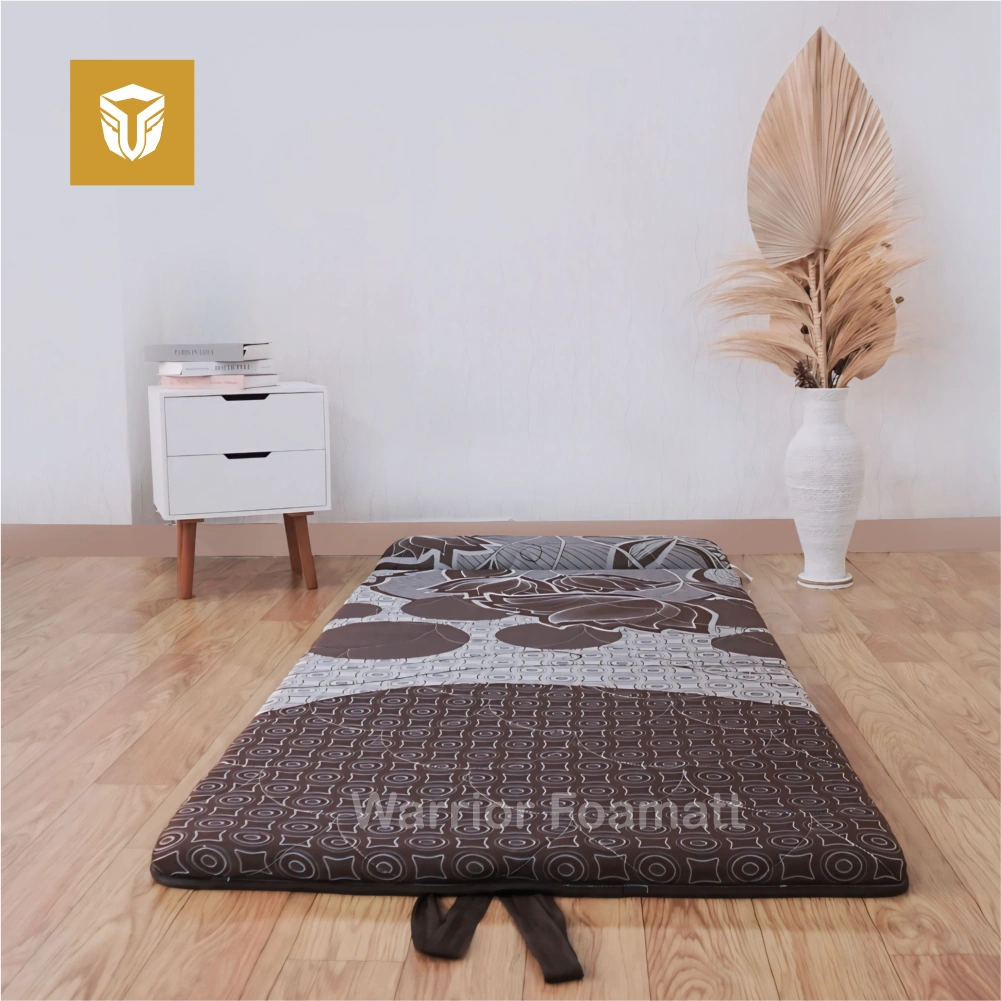 WARRIOR FOAMATT - Travel Bed Mattress Kasur Lipat | Matras Gulung Camping Bonus Tas Full Busa Original
