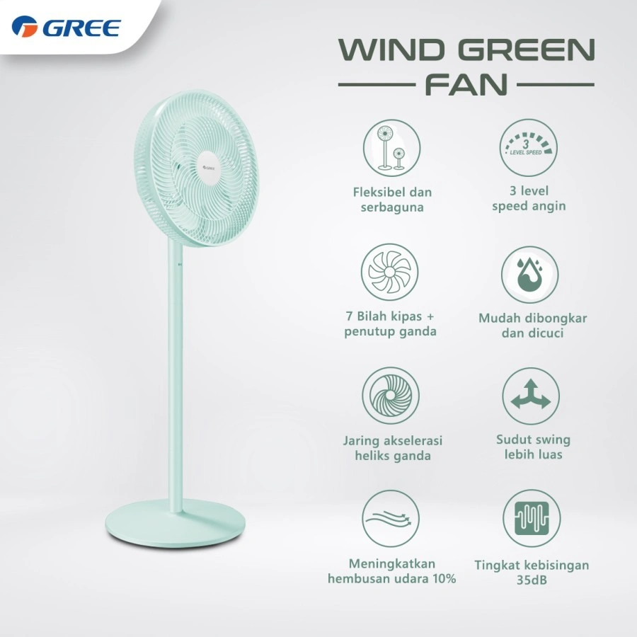 GREE Kipas Angin Korea Estetik