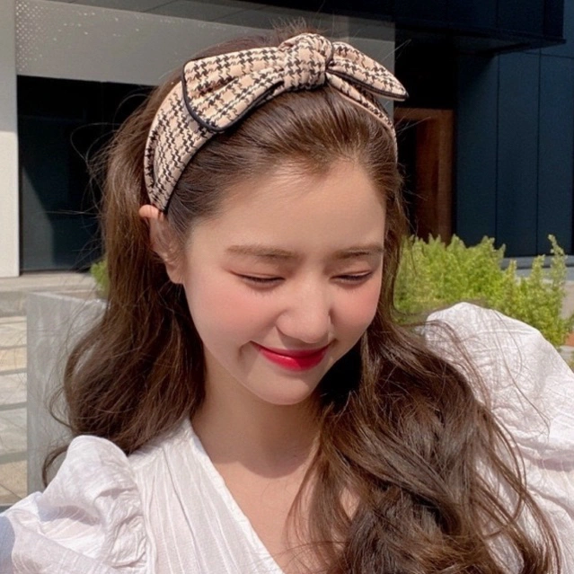 HANA Big Bow Korean Headband / Bando Bangkok Besar Lebar / Bandana Korea / Head band besar Import / Headpiece Japanese Style Harajuku