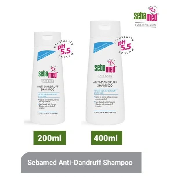 Sebamed Anti Dandruff Shampoo 200ml 400ml Sampo Anti Ketombe 200 ml 400 ml Shampoo Anti-Dandruff
