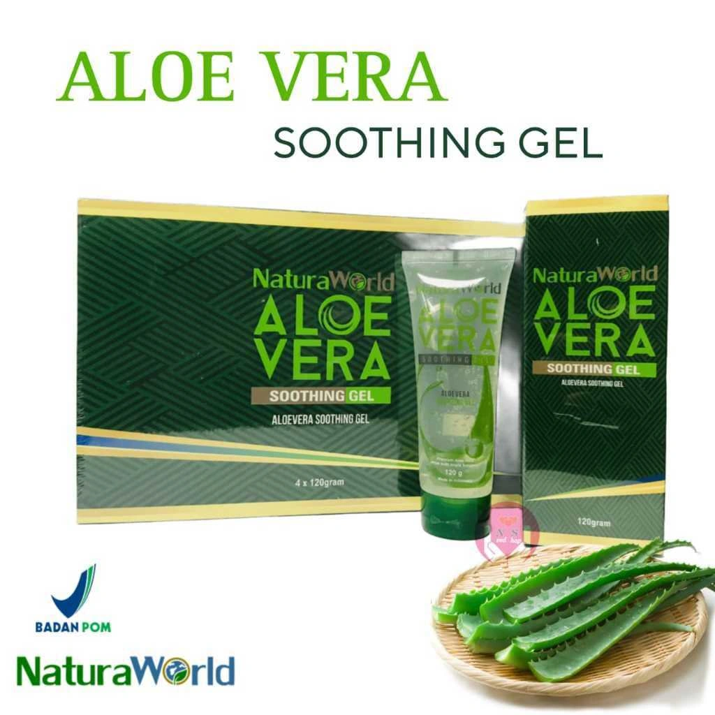 Aloevera  Soothing Gel 100% Original / Meremajakan Kulit Sehat & Alami / Melembabkan Kulit Bebas Jerawat Non Mercury