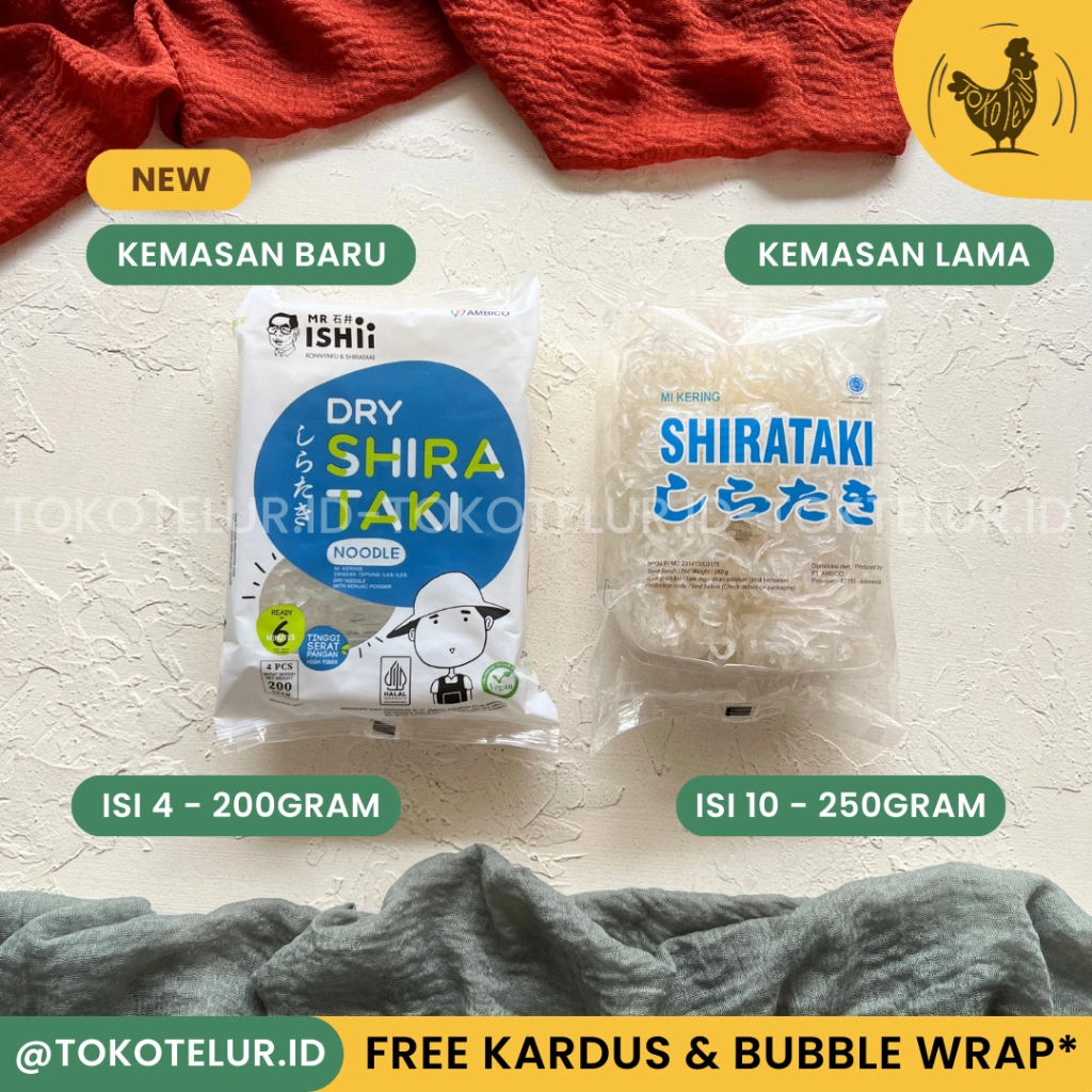 Dry Shirataki Noodle (Mie Shirataki Kering) - Mr Ishi
