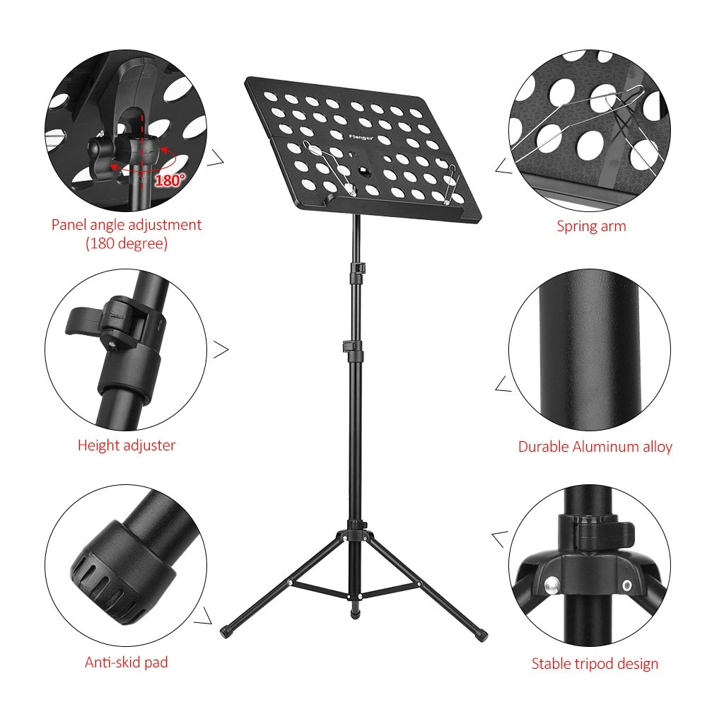 Stand Partitur Teks Lagu Sheet Musik 180 Derajat Adjustable EYO YU05R