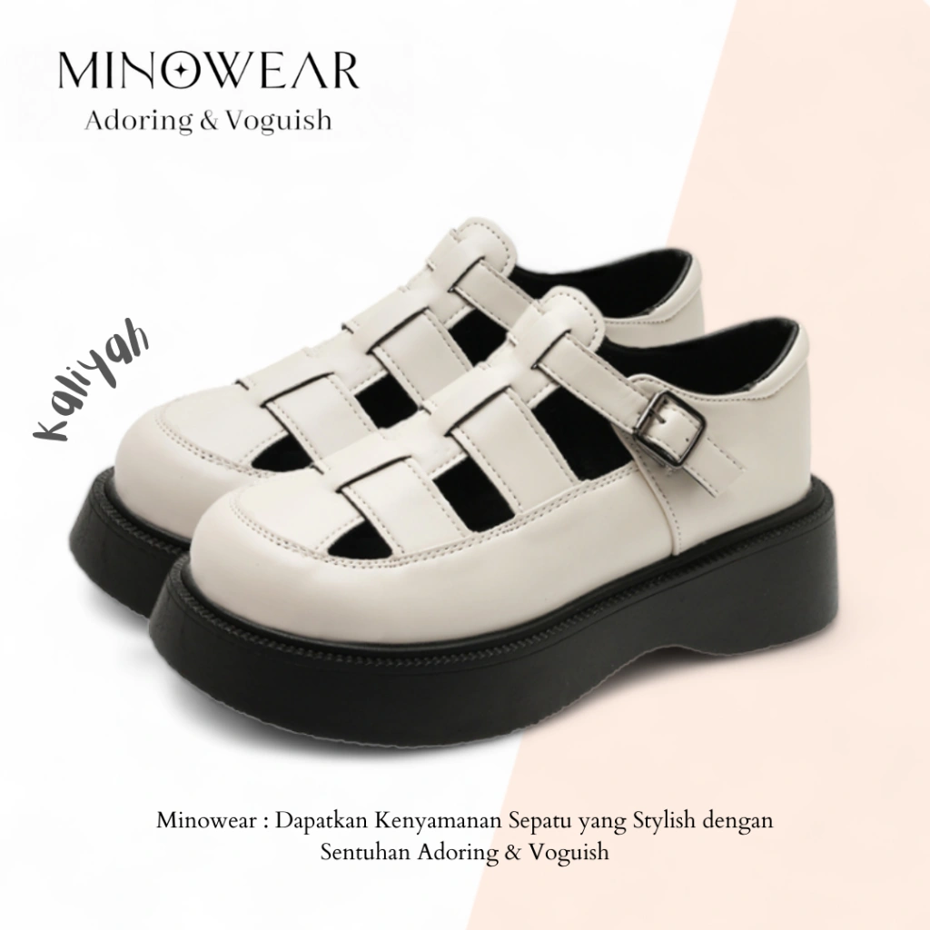 Minowear Kaliyah Shoes - Sepatu Docmart Wanita Modis