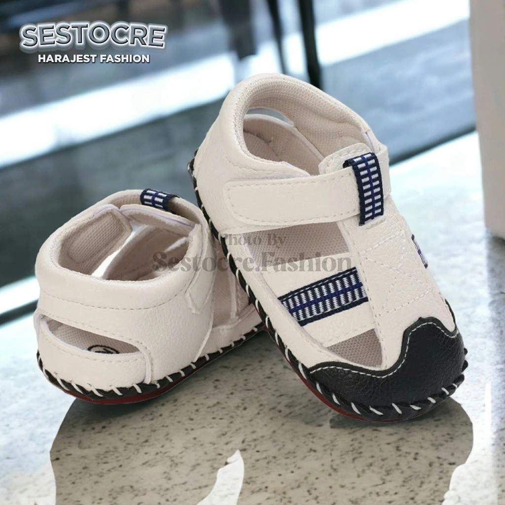 Sepatu Sandal Bayi Laki Laki 0 - 12 Bulan Terbaru / Sepatu Bayi Cowok WEBING 1 3 6 9 12 Bulan Murah - SHF