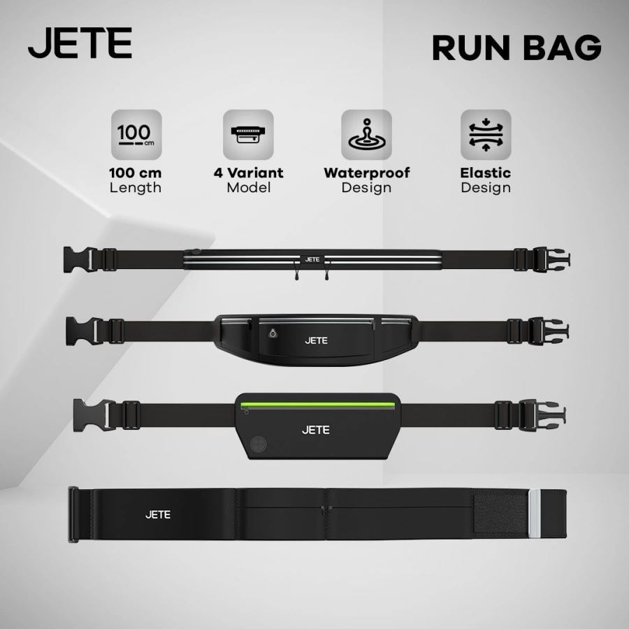 JETE Running Bag - Running Belt - Tas Ikat Pinggang Lari Wateproof